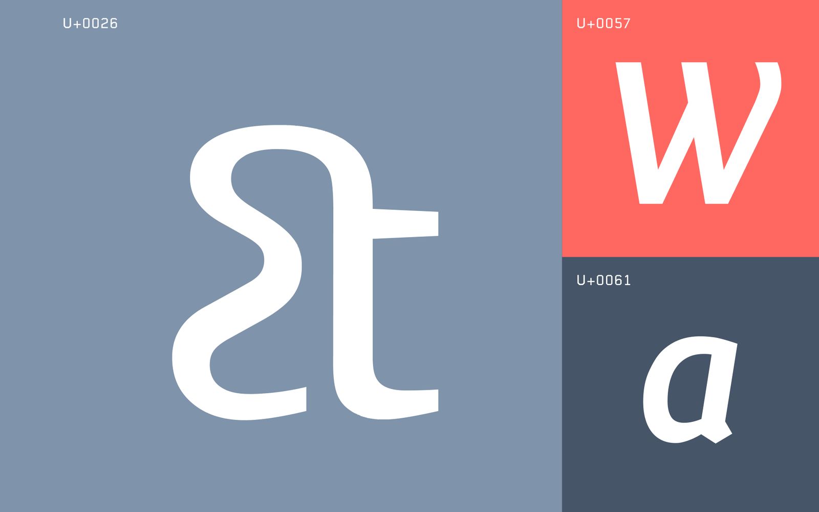 The ampersand beside the W and a